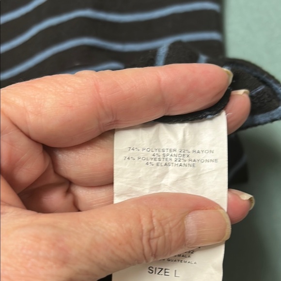 Motherhood Black Sheath Dress with Ruched Wrap Design - Picture 5 of 5